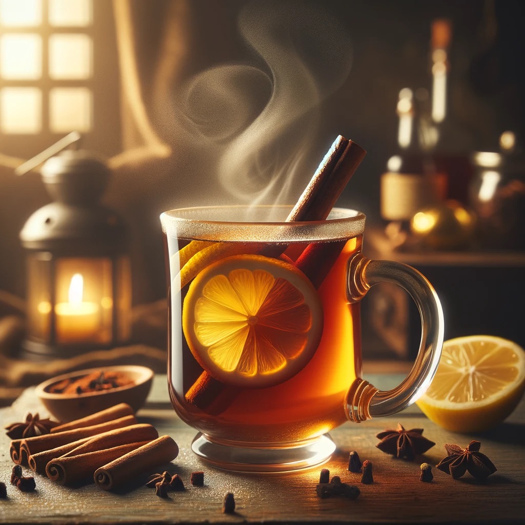 Ginger Wine Hot Toddy