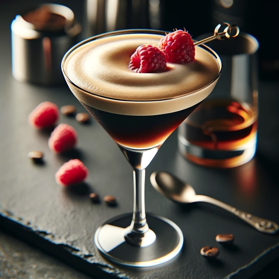 Raspberry Espresso Martini