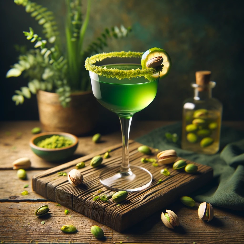 Pistachio Liqueur Cocktail